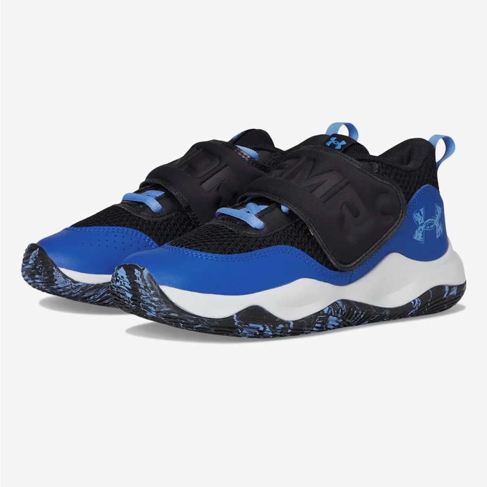 Under Armour Kids Sneakers - Black and Blue Zone 2